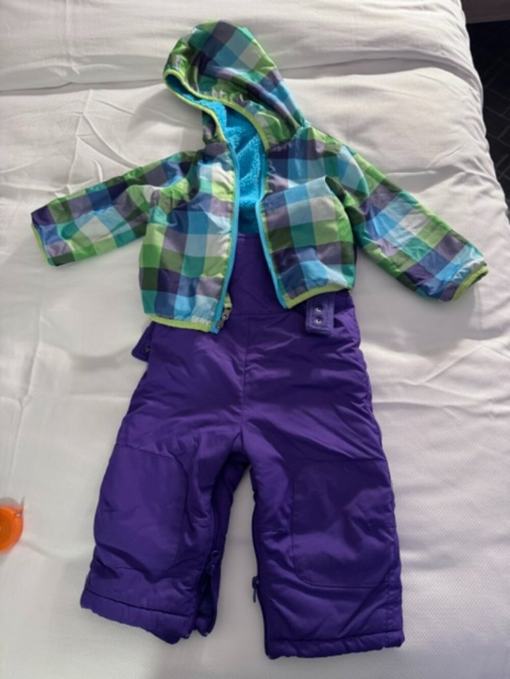 Reversible Kids Winter Jacket and Snow Pants (12 mo)